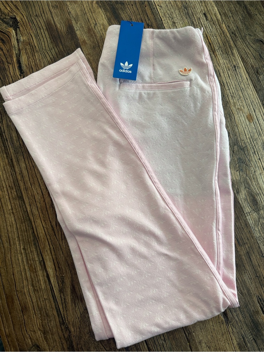 adidas Pale Pink Trefoil Joggers
